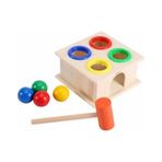 Hamaha Wood Kids Tak Çak Ahşap 4'lü Çekiç Oyunu