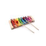 Hamaha Wooden Toys 8 Nota 8 Ton 8 Tuşlu Ksilofon HMH-024 Renkli Doğal Ahşap Eğitici Oyuncak