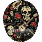 Hamiki Kuru Kafa Gitar Bilek Destekli Mouse Pad Ergonomik Kaymaz Taban Mousepad Fare Altlığı - Renkli