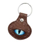 HAMIL Nazar Çantası Charm | Dragon Eye Suni Deri Anahtarlık - Ejderha Gözü Takı El Yapımı Süsleme, Kadın Erkek için Araba Anahtarı Kolye Ucu, bir, Refer to description