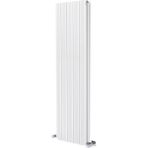 Hammam 1200 x 395 mm Amber Dikey Beyaz Alüminyum Radyatör Standart Bağlantı