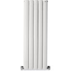 Hammam 1200 x 395 mm Lilac Dikey Beyaz Alüminyum Radyatör Standart Bağlantı