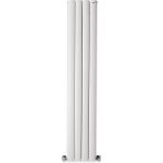 Hammam 1800 x 315 mm Lilac Dikey Beyaz Alüminyum Radyatör Standart Bağlantı