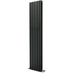 Hammam 1800 x 395 mm Amber Dikey Antrasit Alüminyum Radyatör Standart Bağlantı
