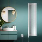 Hammam 2000X510MM 1000W Elektrikli Havlupan Paslanmaz Çelik Ramsey Fırça Mat Inox