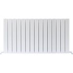 Hammam 600 x 1120 mm Alüminyum Radyatör Mimosa Mat Beyaz Sol Kompakt Bağ