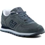 Hammer Jack 19250 Peru Sneaker Erkek Spor Ayakkabı Gri Süet Malzeme ile Rahat Taban