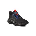 Hammer Jack 24186 Erkek Cheto Fileli Bez Memory Ortopedik Yürüyüş Antreman Sneaker Günlük Spor Ayakkabı,Siyah 45