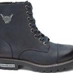 Hammer Jack Hakiki Deri Lacivert Yıkama Nubuk Outdoor Erkek Bot