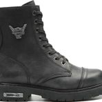 Hammer Jack Hakiki Deri Siyah Dock Step Outdoor Kadın Bot