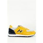 Hammer Jack Sarı - Peru 102 19250 Hakiki Deri Comfort Casual Sneaker Spor Ayakkabı