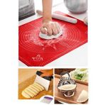 Hamur Açma Matı 45x65 + Mantı Kesme Ve Hamur Içi Katlama Seti+ Hamur Kesme Aparatı Spatulası