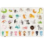 Hamur Animals Oyun Matı Bebek Çocuk Halısı Hayvanlar Sayılar Yenidoğan Yumuşak Aktivite Etkinlik Örtüsü - 100 x 150 cm - Gri