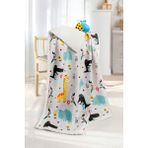 HAMUR Fluffy Bebek Battaniyesi 80x100 Cm Animal Kundak Puset Çift Taraflı Koyun Tüyü Battaniye 100x80