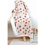 HAMUR Fluffy Bebek Battaniyesi 80x100 Cm Urcin Kundak Puset Çift Taraflı Koyun Tüyü Battaniye 100x80