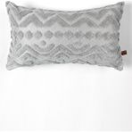 Hamur Gri Renkli Bohem Tasarım Punch Panç Desen Dekoratif Kırlent Kılıfı 28x50 cm