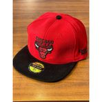 Hamze Chicago Bulls Nba Nakış Hip Hop Snapback Rapper Şapka Cap Kırmızı - Siyah