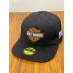 Hamze Harley Davidson Cycles Hip Hop Snapback Rapper Şapka Cap Siyah