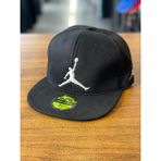 Hamze Jumpman 23 Unisex Hip Hop Snapback Rapper Basket Pamuklu Cap Şapka - 58 cm - 000-Siyah