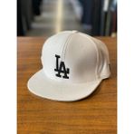 Hamze La Lakers Nakışlı Unisex Hip Hop Snapback Rapper Basket Cap Şapka - 58 cm - 001-Beyaz