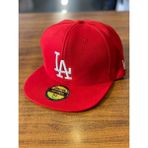 Hamze La Lakers Nakışlı Unisex Hip Hop Snapback Rapper Basket Cap Şapka - 58 cm - 620-Kırmızı