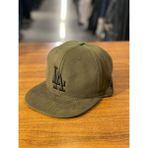 Hamze La Lakers Nakışlı Unisex Hip Hop Snapback Rapper Basket Cap Şapka - 58 cm - Haki