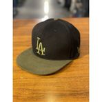 Hamze La Lakers Nakışlı Unisex Hip Hop Snapback Rapper Basket Cap Şapka - 58 cm - Siyah - Haki