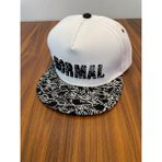 Hamze Normal Nakış Hip Hop Snapback Rapper Basket Unisex Cap Şapka - 58 cm - Beyaz