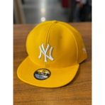 Hamze Ny Yankees Nakışlı Hip Hop Snapback Rapper Basket Cap Şapka - 58 cm - 104 Sarı