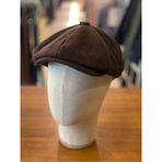 Hamze Peaky Blinders Tarz İngiliz Model Kaşe Kumaş Kasket Şapka Kahverengi