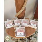Han Crafts 10'lu Hediyelik Mum Kalp Şeklinde Gül Mum Düğün, Nişan, Baby Shower, Kına, Söz, Nikah Hediyeliği - Açık Pembe