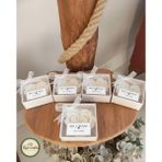 Han Crafts 10'lu Hediyelik Mum Kalp Şeklinde Gül Mum Düğün, Nişan, Baby Shower, Kına, Söz, Nikah Hediyeliği - Beyaz - Vanilya