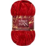 Han Kadife 100GR 95MT El Örgü Ipi (Ateş Kırmızısı)
