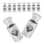 HANABASS 10 Adet Barbekü Aracı Şiş Küçük Çelik Sıcak Klipler Kebaplar Için ızgara Çok Fonksiyonlu Kaymaz Tokalar Kullanışlı Metal Tokalar Kullanışlı Metal Klipsler Silver Demir Tel