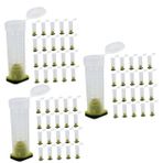 HANABASS 3 set Koruyucu Kılıf Arı Koruyucu Arı Yetiştirme Ekipmanları Arı Evleri Arı Yetiştirme Kafesi Arıcılık Aleti Taşıma Kafesi Arıcı Arıcılık Malzemeleri Plastik 30 Adet*3