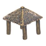 HANABASS Pavilion Manzarası Için Küçük Süslemeler Minyatür Pavyonu Manzara Manzara Köşk Kum Masa Köşk Modeli Köşk Heykeli Bahçe Süsü Köşk Heykeli Bonsai Süslüyor Alaşım Kahve