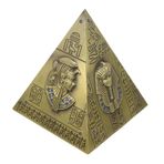 HANABASS piramit kumbara süslemeler piramit tahsil heykelcik yetişkinler için kumbara antik ile büyük home decor yeni eve taşınma partisi piramidi simüle edilmiş piramit alaşım