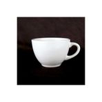 HanBazari Klasik Beyaz Seramik Latte Fincanı