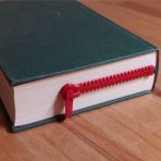 Hand Made All Tasarım Fermuar Şeklinde Kitap Ayracı Şık - Alizarin Kırmızı