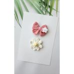 Hand Mother's Since 2024 Saçsız Bebek Tokası Trend Papatyalım 2'li Set Handmade Bebek Hediyelik Yenidoğan Bebek Tokası