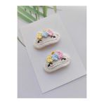 Hand Mother's Since 2024 Unicorn Saçsız Bebek Tokası Pinterest 2'li Set Handmade Bebek Hediyelik Yenidoğan Bebek Tokası