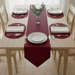 Handanca 4+1 Adet Deri Amerikan Servis+Runner Set (4 Amerikan Servis -1 Runner )