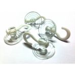 Handanca Kancalı Vantuz 4 cm Kancalı Cam Vantuzu Öpücük Askılı Vantuz 10 Adet - Seçenek 1 - Ahşap Bej - Siyah