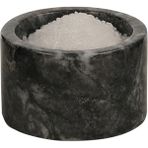 Handanca Nero Mermer Baharatlık 6X10 cm Mermer Tuzluk Biberlik Dekoratif Baharatlık Siyah - Seçenek 1