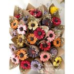 Handanca Papatya Mum Düğün Nikah Nişan Söz Baby Shower Gibi Özel Günlerde Hediyelik 10 Adet - Amber - Seçenek 1