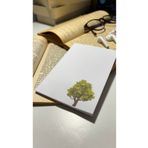 Handeto Kraft Ağaç Temalı Bloknot Notepad Çek Kopar Defter, Tutkallı Bloknot, A6 Defter, Çizgisiz Defter