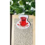 Handeto Kraft Çay Mıknatıslı Kitap Ayracı Magnetic Bookmark Magnetli Kitap Ayracı