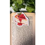 Handeto Kraft Cheescake temalı mıknatıslı kitap ayracı magnetli kitap ayracı