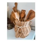 HANDEYAPİMİ Rattan Bambu Hasır Kaşıklık El Yapımı