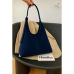 Handley Süet Hobo Çanta – Minimalist Omuz Çantası Şık ve Zarif Kadın Çanta